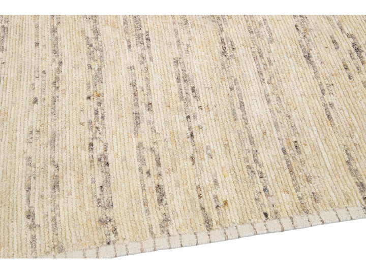 Modern Moroccan Wool Rug 12 X 15