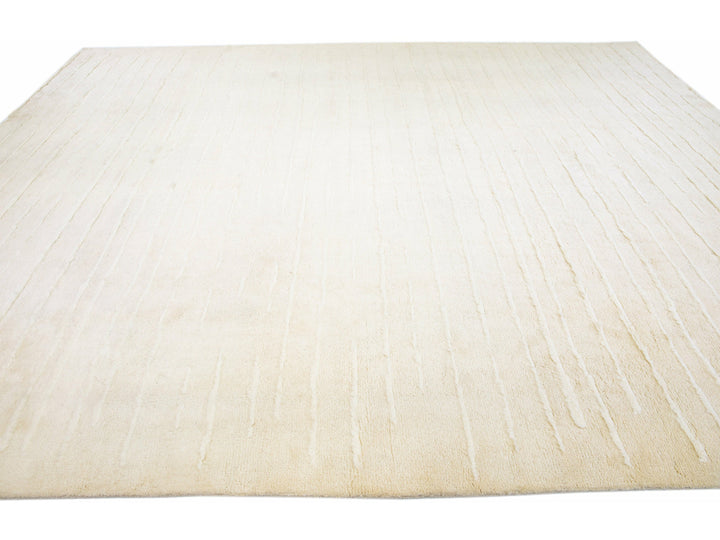 Modern Moroccan Wool Rug 12 X 15