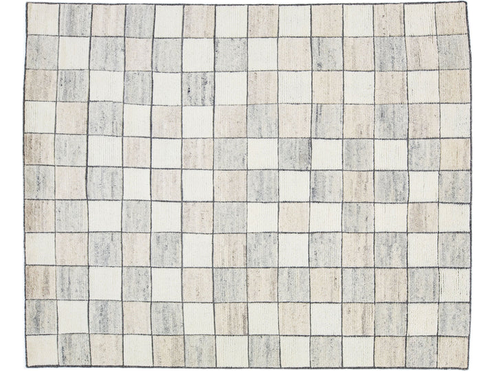 Modern Moroccan Wool Rug 8 X 10