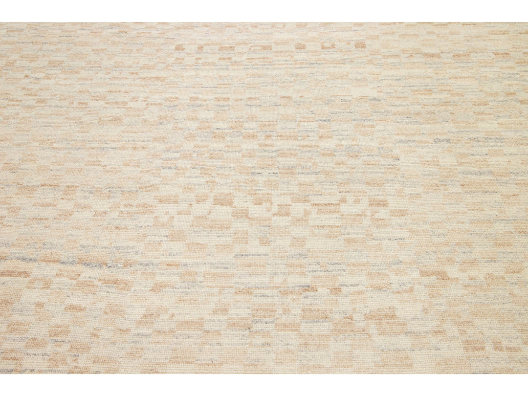 Modern Moroccan Wool Rug 8 X 10