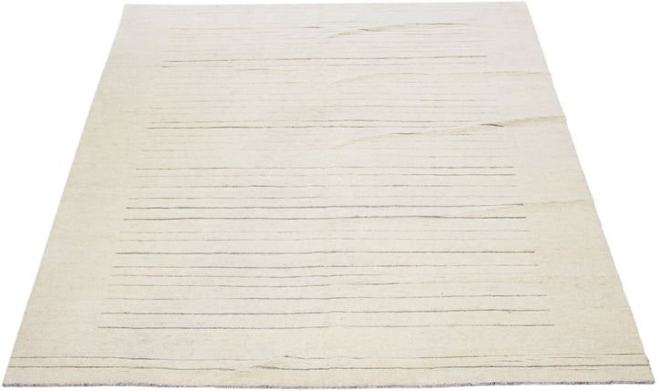 Modern Moroccan Wool Rug 8 X 10