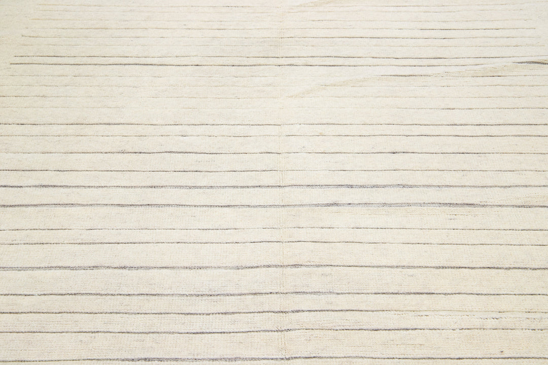 Modern Moroccan Wool Rug 8 X 10