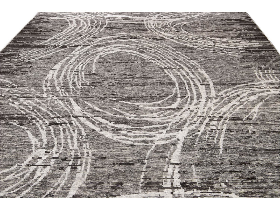 Contemporary Soumak Style Wool Rug 10 X 14