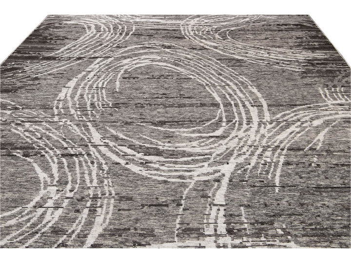 Contemporary Soumak Style Wool Rug 10 X 14