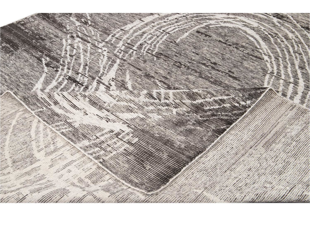 Contemporary Soumak Style Wool Rug 10 X 14