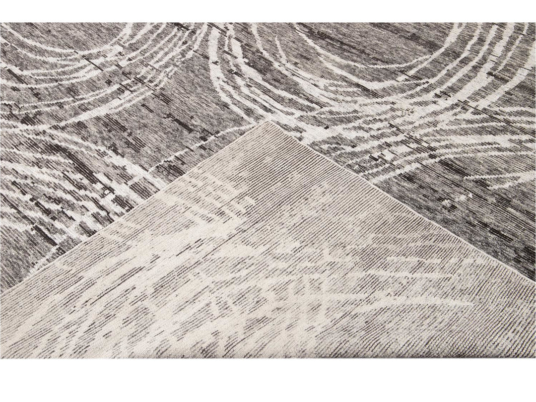 Contemporary Soumak Style Wool Rug 10 X 14