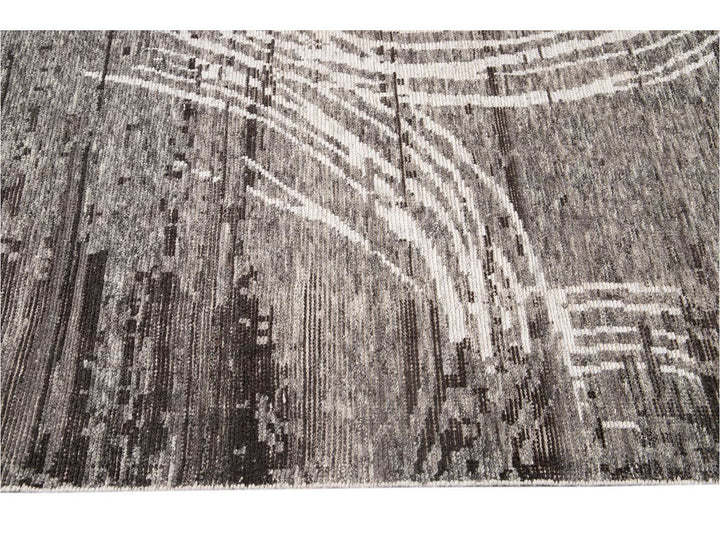 Contemporary Soumak Style Wool Rug 10 X 14