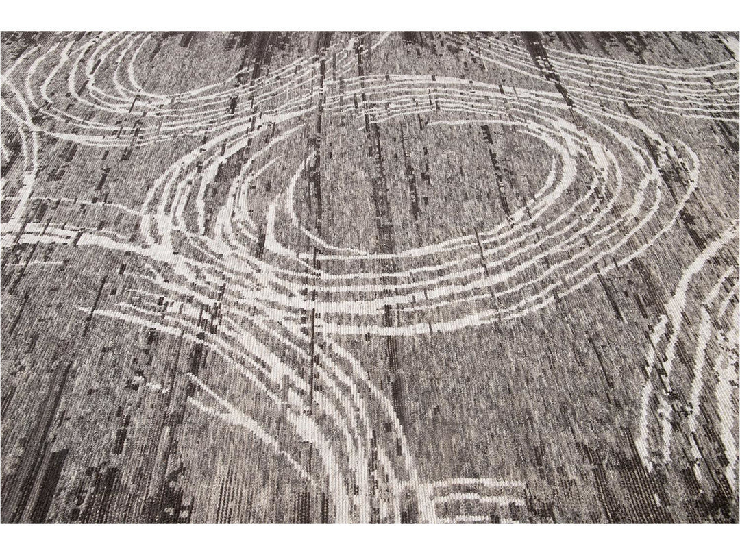 Contemporary Soumak Style Wool Rug 10 X 14