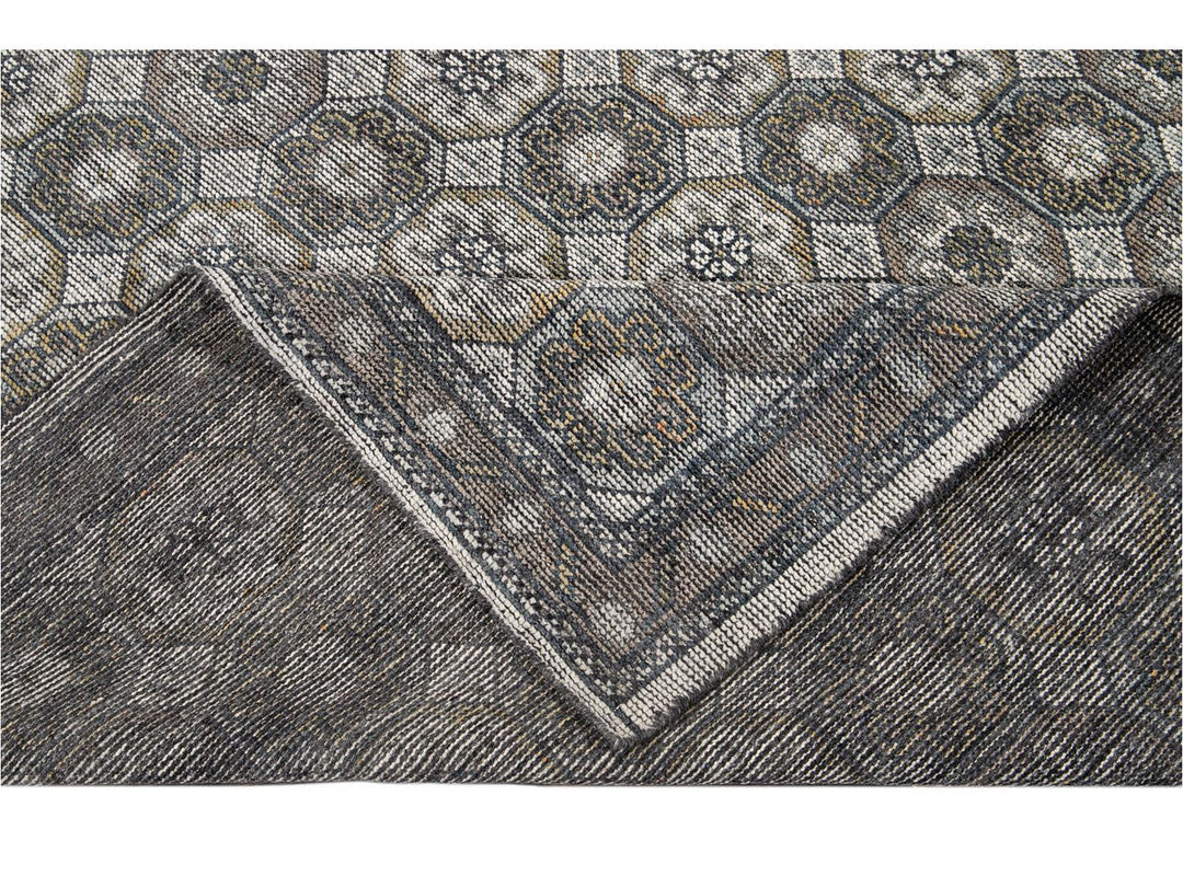 Contemporary Soumak Style Wool Rug 8 X 10