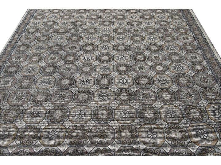 Contemporary Soumak Style Wool Rug 8 X 10