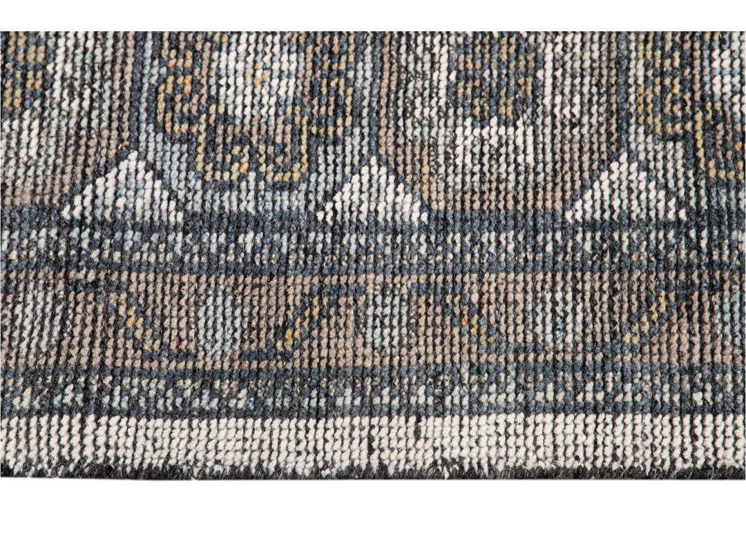 Contemporary Soumak Style Wool Rug 8 X 10
