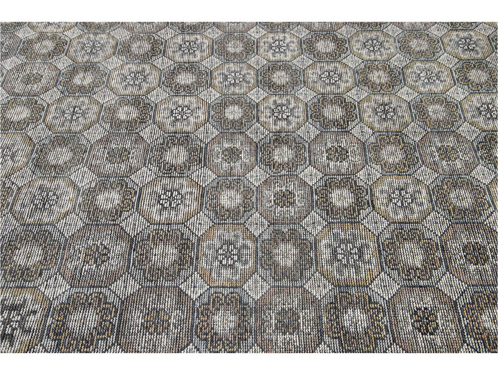 Contemporary Soumak Style Wool Rug