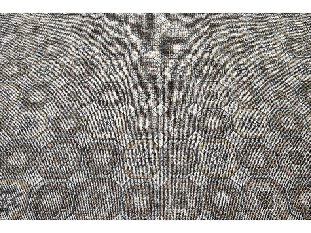 Contemporary Soumak Style Wool Rug 8 X 10