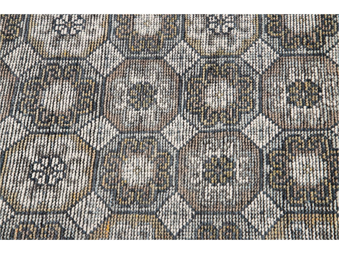 Contemporary Soumak Style Wool Rug 8 X 10