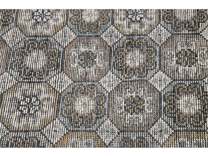 Contemporary Soumak Style Wool Rug