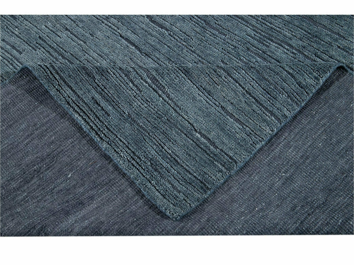 Modern Textured Wool Rug 12 X 15