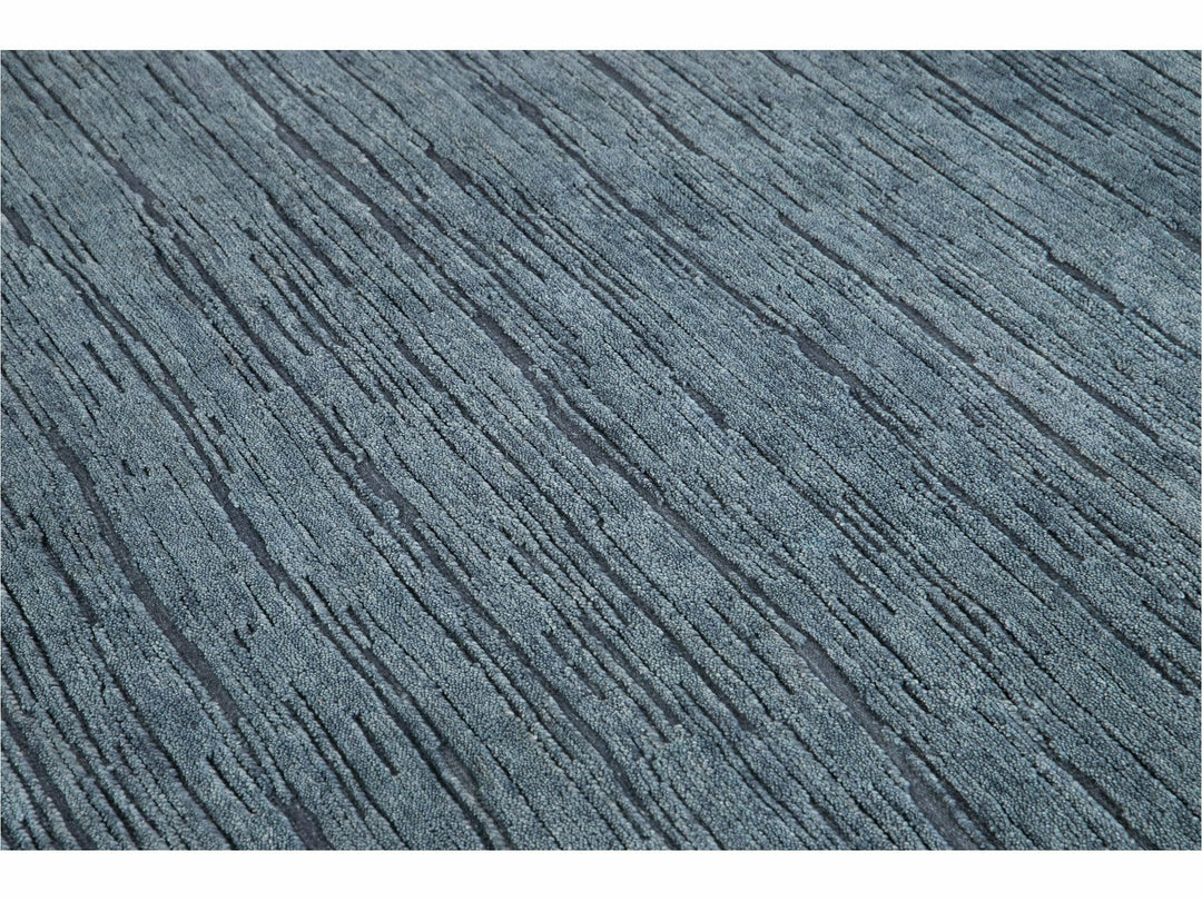 Modern Textured Wool Rug 12 X 15