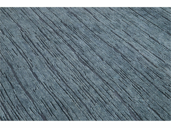 Modern Textured Wool Rug 12 X 15