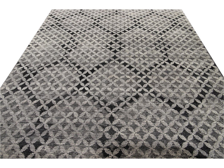 Modern Soumak Style Wool Rug 8 X 10