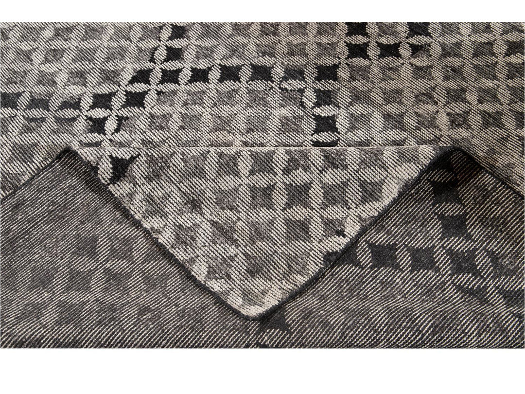 Modern Soumak Style Wool Rug 8 X 10