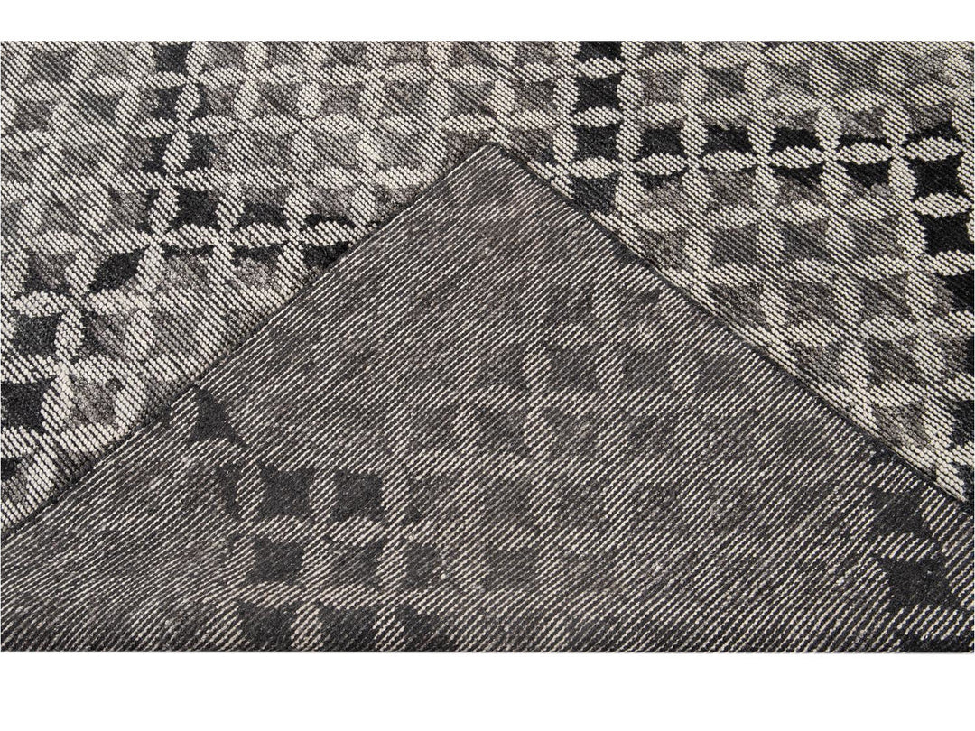 Modern Soumak Style Wool Rug 8 X 10