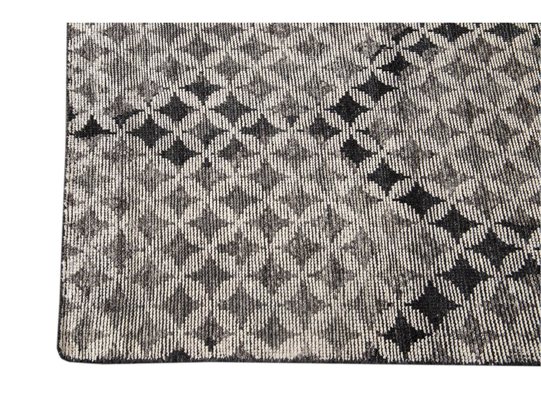 Modern Soumak Style Wool Rug 8 X 10