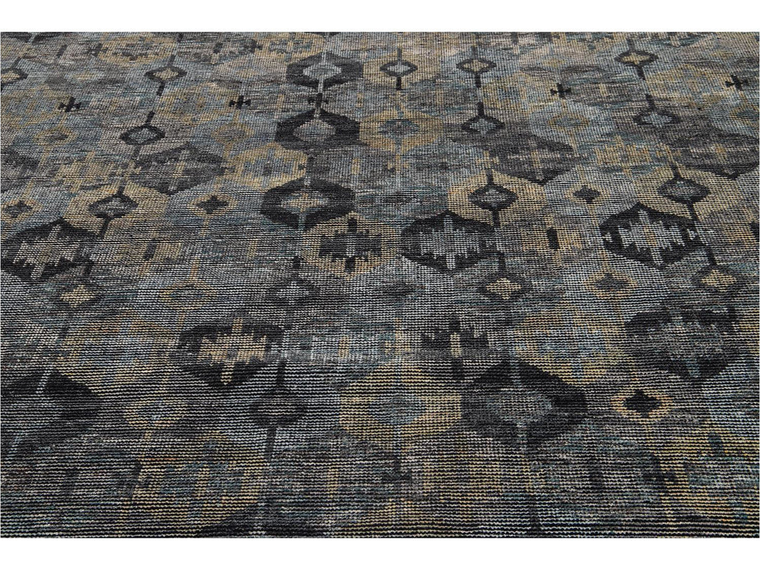 Contemporary Soumak Style Wool Rug 8 X 10