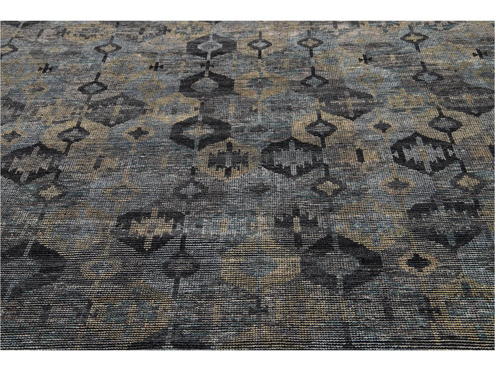 Contemporary Soumak Style Wool Rug 8 X 10
