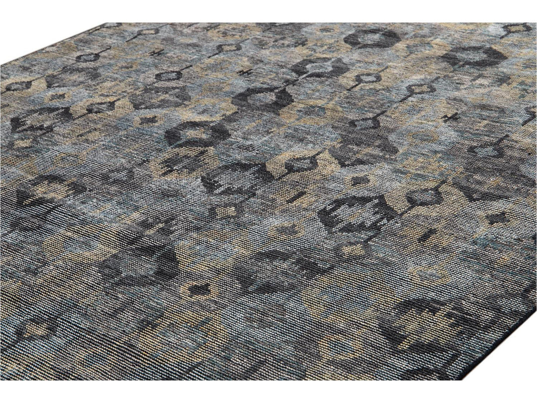 Contemporary Soumak Style Wool Rug 8 X 10