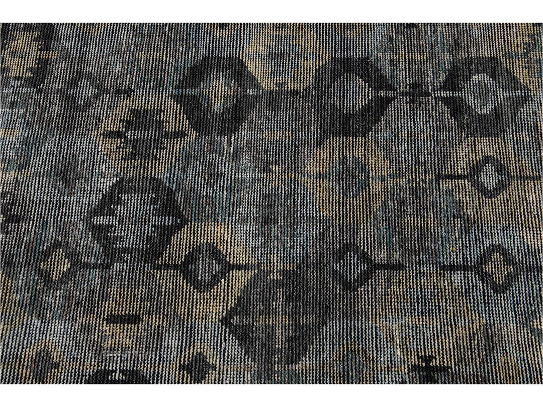 Contemporary Soumak Style Wool Rug 8 X 10
