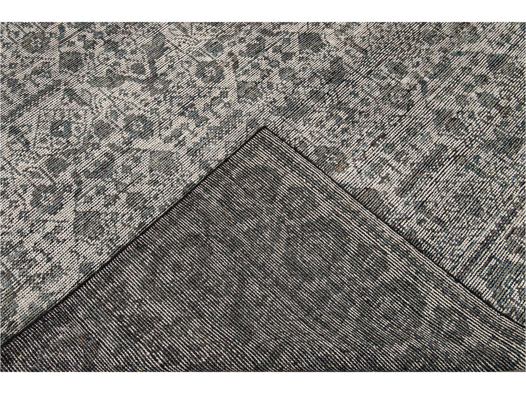 Contemporary Soumak Style Wool Rug 8 X 10