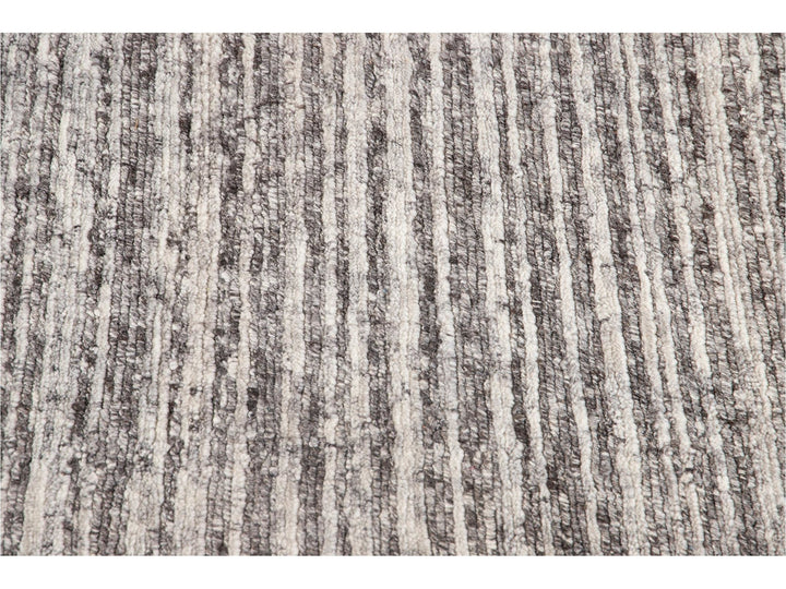 Contemporary  Textured Loop Wool Rug 10 X 14