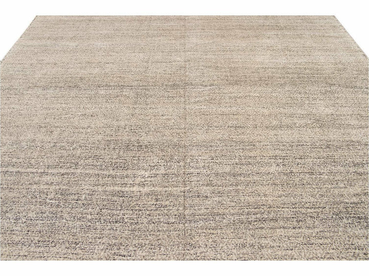 Transitional-Style Wool And Silk Rug 10 X 14