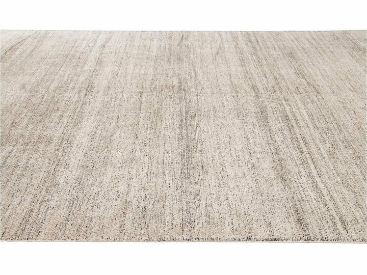 Transitional-Style Wool And Silk Rug 10 X 14