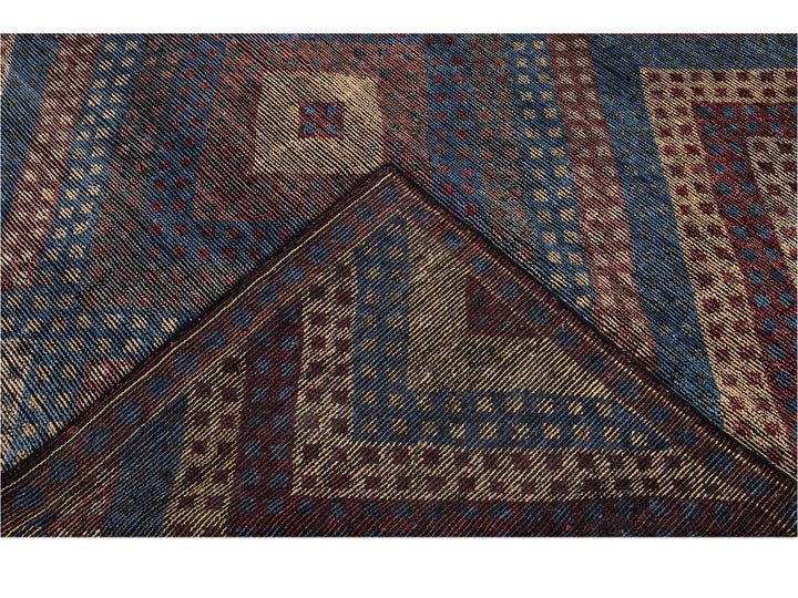 Modern Soumak Style Wool Rug 8 X10
