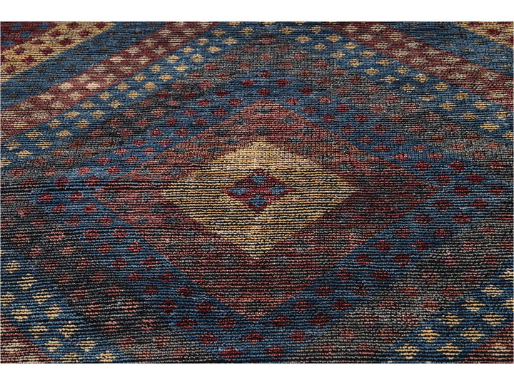 Modern Soumak Style Wool Rug 8 X10