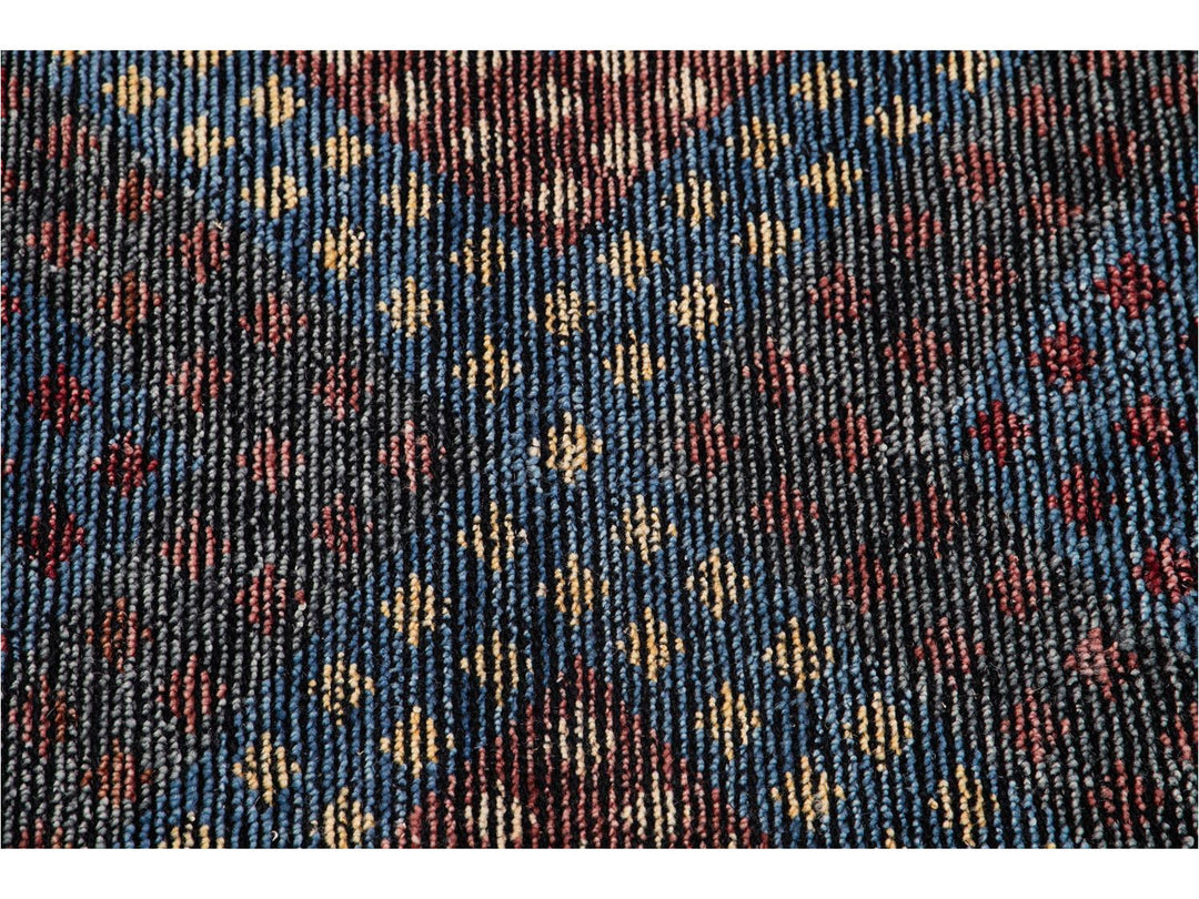 Modern Soumak Style Wool Rug 8 X10