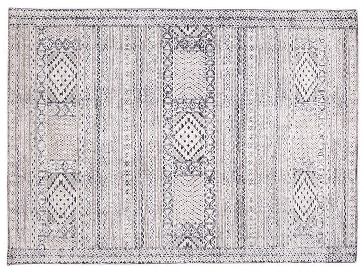 Modern Textured High Low Wool Rug 8 X 10