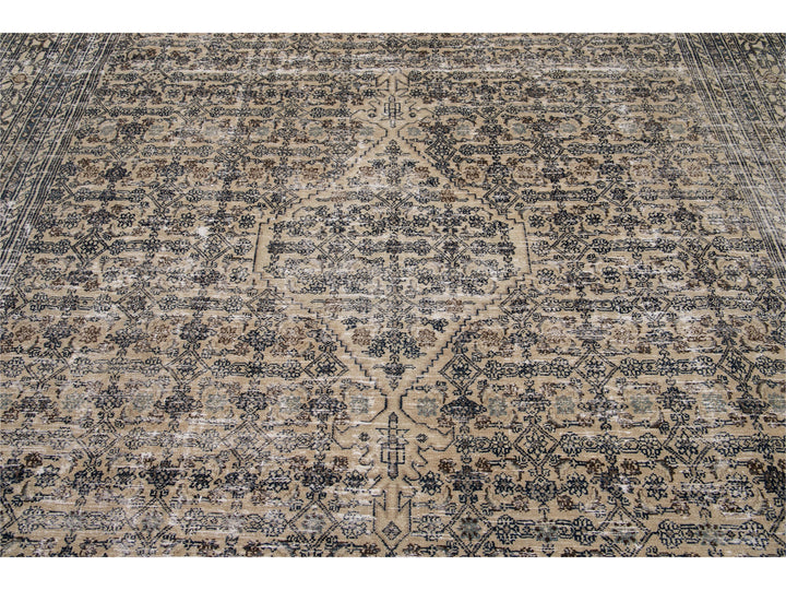 Vintage Malayer Wool Rug 10 x 17