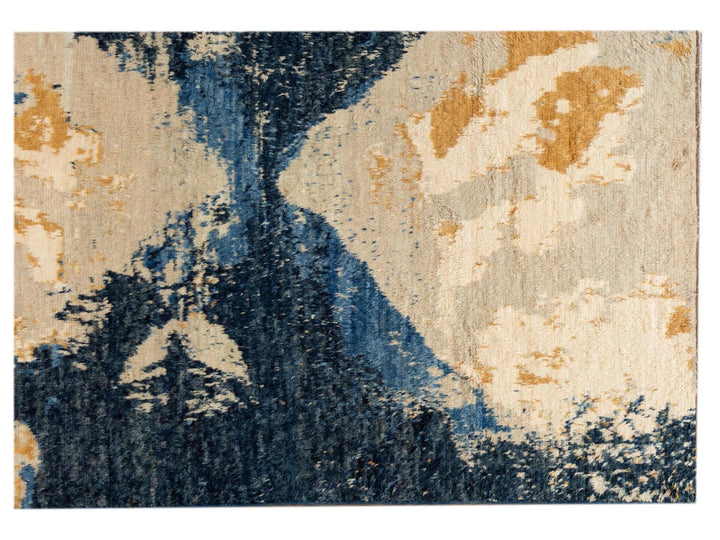 Modern Moroccan Style Wool Rug,7 X 10