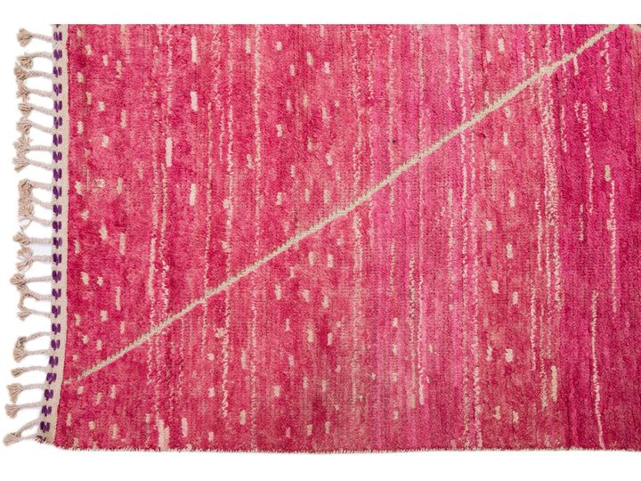 Modern Moroccan Berber Wool Rug 10 X 14