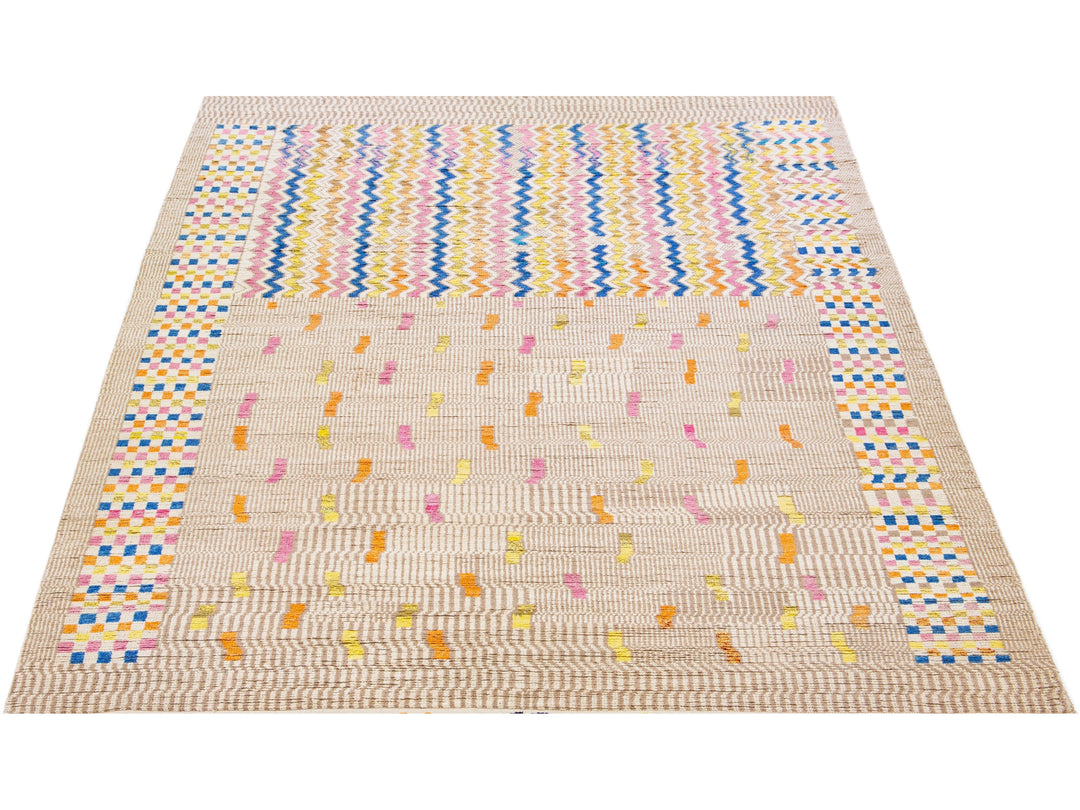 Modern Moroccan Berber Wool Rug 10 X 15