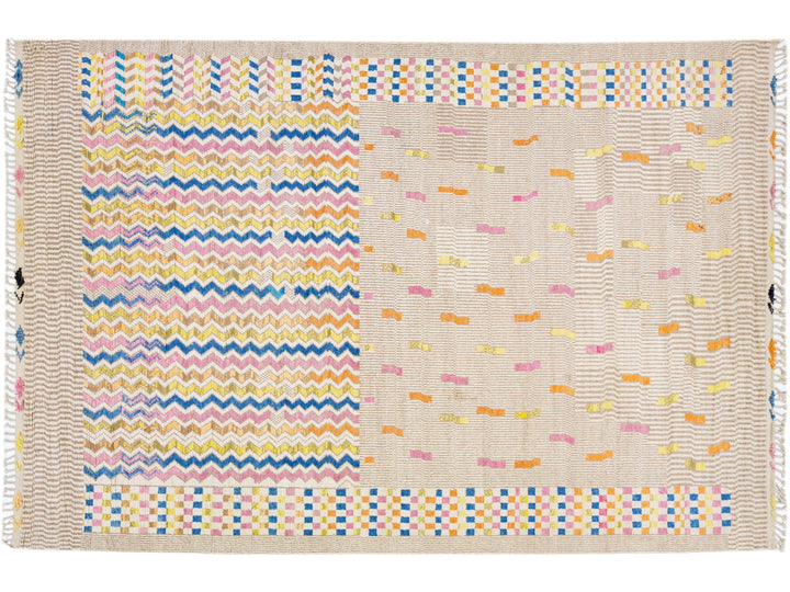 Modern Moroccan Berber Wool Rug 10 X 15