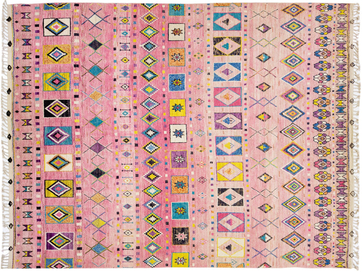 Modern Moroccan Berber Wool Rug 12 X 16