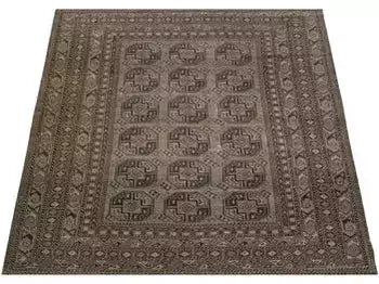 Antique Turkmen Wool Rug 8 X 9