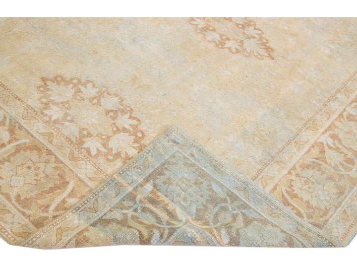 Antique Agra Wool Rug 10 X 10