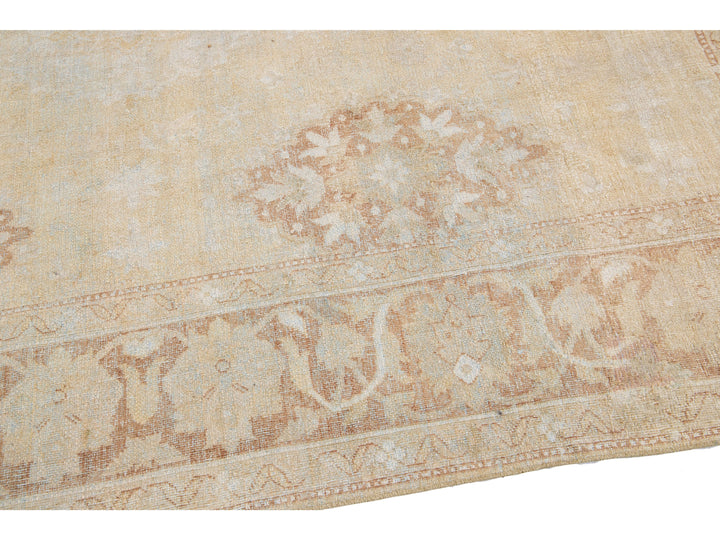 Antique Agra Wool Rug 10 X 10