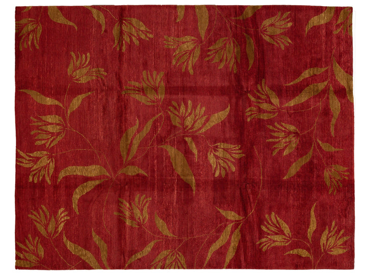 Modern Tibetan Wool Rug 9 X 12