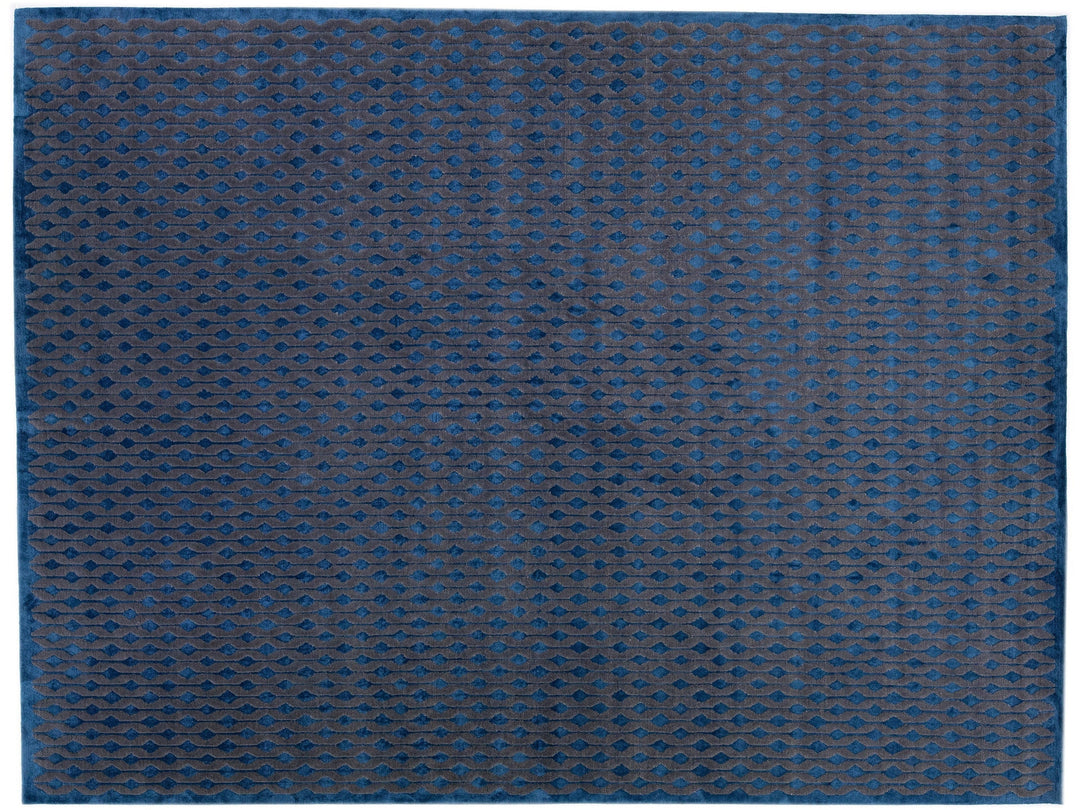 Modern Tibetan Wool Rug 9 X 12