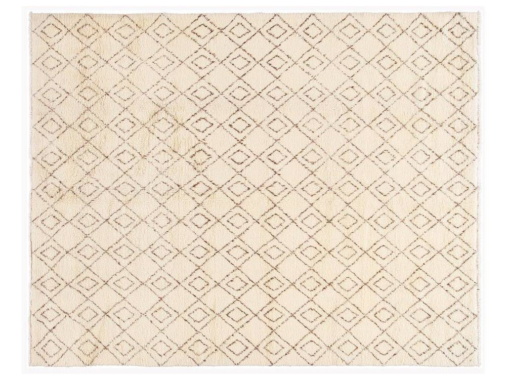 Modern Moroccan Style Wool Rug 9 X 12